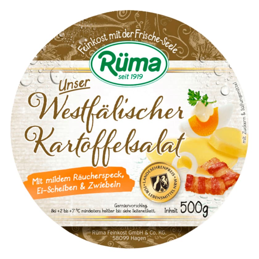 Rüma Unser Westfälischer Kartoffesalat 500g